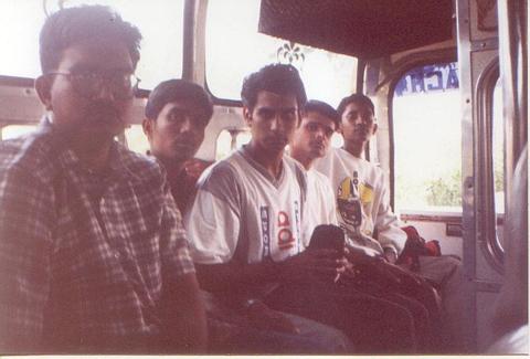 boyz in the bus towards madikeri..!